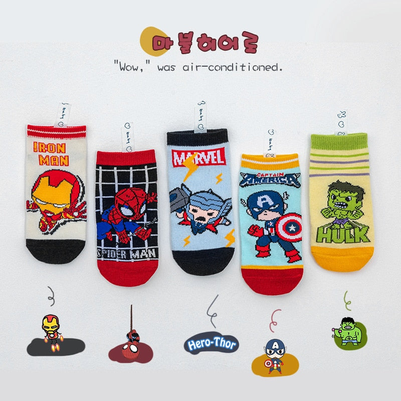 Marvel Kids Cartoon Socks Marvel Kids Cartoon Socks